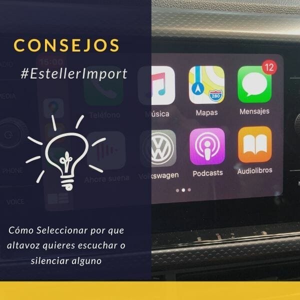 control de altavoces, porque altavoz escuchar la musica, o silenciar algún altavoz