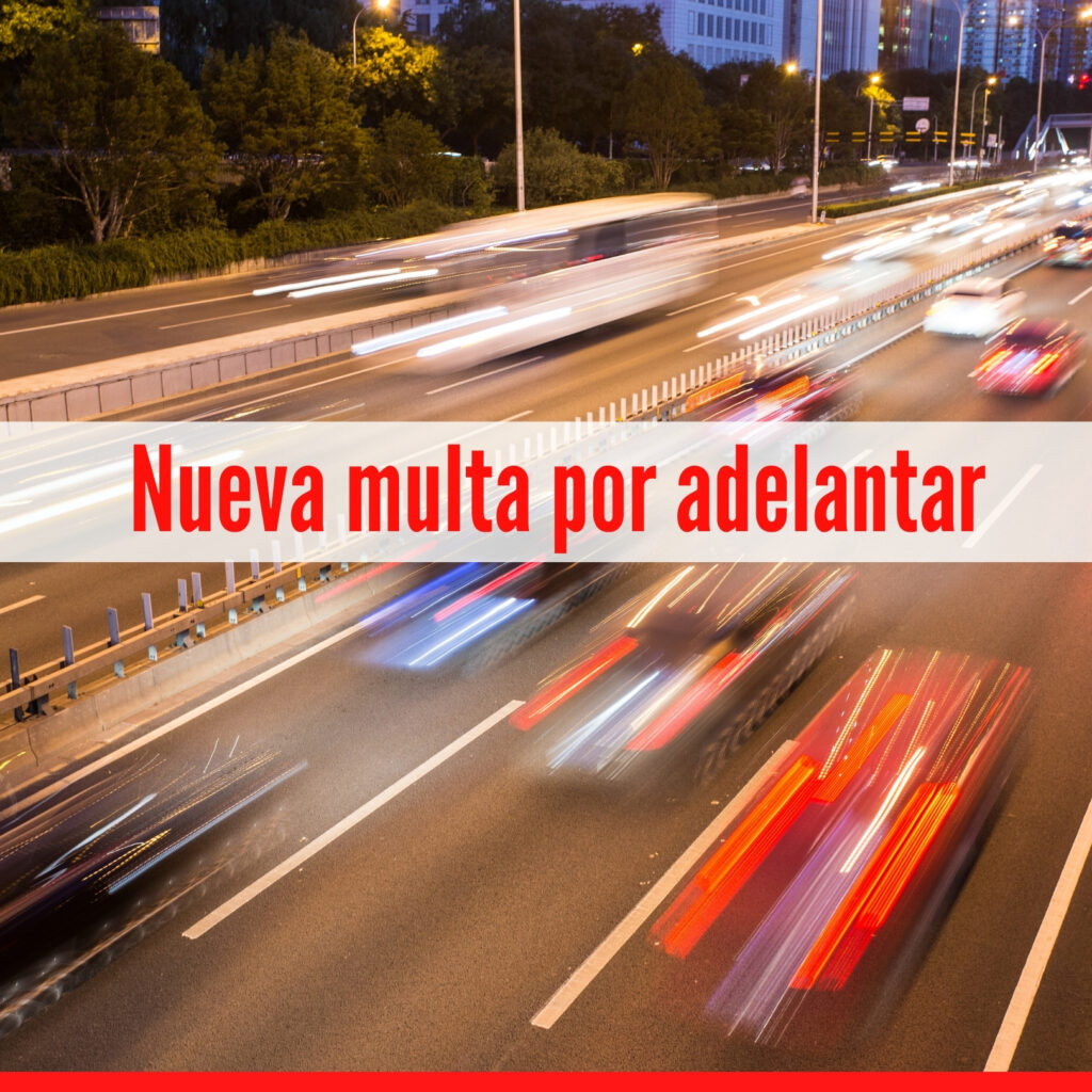 dgt, trafico, normas trafico, nueva ley trafico, multa por adelantar, coches, vehículos. carretera