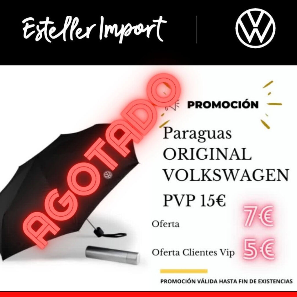 PROMOCION PARAGUAS ORIGNAL VOLKSWAGEN