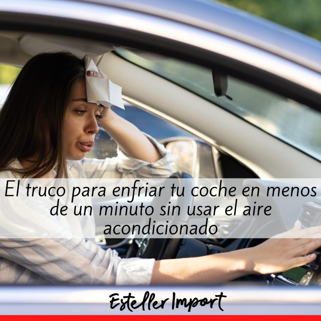 truco enfriar coche en verano sin usar aire acondicionado